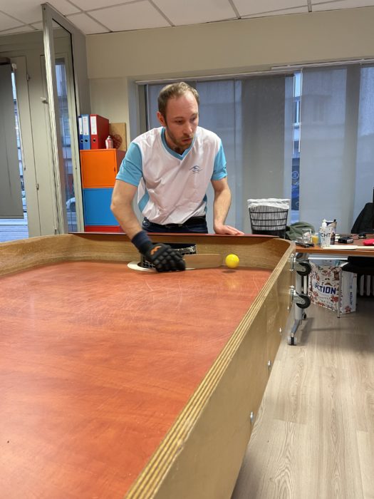 Cyprien de Jabrun en entraînement Showdown à l'ECL c'cité de Strasbourg