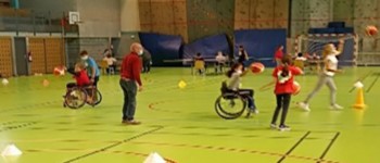 Simulation de jeux avec fauteuils roulants